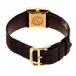 Pre Owned Hermes Mother of Pearl Diamond & 18K Gold Glissade GL1.271 Women's Wristwatch 20 mm