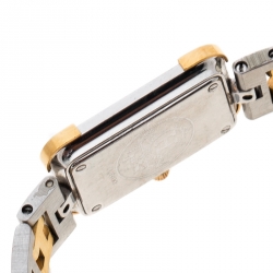 Pre Owned Hermes White Gold Plated Stainless Steel Croisière CR1.220 Women's Wristwatch 15 mm