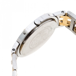 Hermes White Gold Plated Stainless Steel Clipper Women's Wristwatch 34 mm