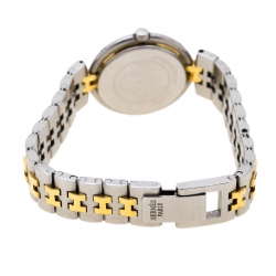 Pre Owned Hermes White Gold Plated and Stainless Steel Clipper Women's Wristwatch 25 mm