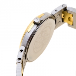 Pre Owned Hermes White Gold Plated and Stainless Steel Windsor 62.03 Women's Wristwatch 24 mm