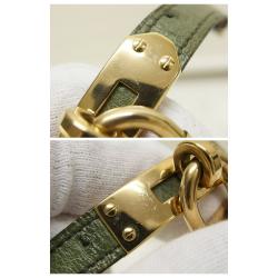 Pre Owned Hermes Gold Gold Plated and Leather Kelly Watch Quartz Women's Wristwatch 20MM
