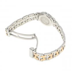 Pre Owned Hermes White Stainless Steel Clipper CL4.220 Quartz Women's Wristwatch 24 mm