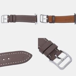 Pre Owned Hermes Silver Stainless Steel Heure H HH1.210 Quartz Women's Wristwatch 21 mm