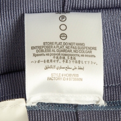 Pre Owned Herve Leger Blue Knit Mirah Bandage Mini Dress S