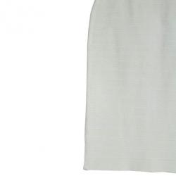 Pre Owned Herve Leger Alabaster Bandage Dress S