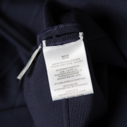 مملوكة مسبقًا فستان بانديدج هيرفي ليغي أليس أزرق كحلي رقبة حرف V مقاس S