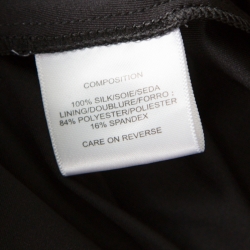 مملوكة مسبقًا توب بيبي دول هيرفي ليجي حرير أورغانزا أسود L