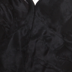 مملوكة مسبقًا توب بيبي دول هيرفي ليجي حرير أورغانزا أسود L