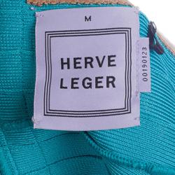 Herve Leger Strapless Bandage Dress M