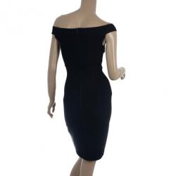 مملوكة مسبقًا Herve Leger Signature Black Dress L