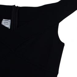 مملوكة مسبقًا Herve Leger Signature Black Dress L