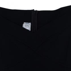 مملوكة مسبقًا Herve Leger Signature Black Dress L