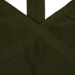Herve Leger Green Bandage Top L