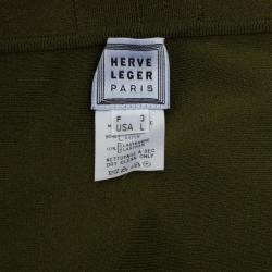Herve Leger Green Bandage Top L