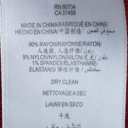 Pre Owned Herve Leger Red Off-Shoulder Bandage Dress XS