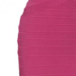 Herve Leger Fuschia Bandage Dress S