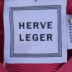 Herve Leger Fuschia Bandage Dress S