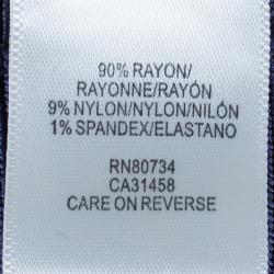 Pre Owned Herve Leger Purple Cut-Out Back Detail Bandage Dress S