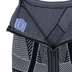 Herve Leger Jacquard Bandage Mini Skirt S