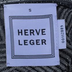 Herve Leger Jacquard Bandage Mini Skirt S