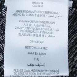 Herve Leger Jacquard Bandage Mini Skirt S