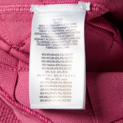 Pre Owned Herve Leger Pink Bandage Weave Mini Dress XS