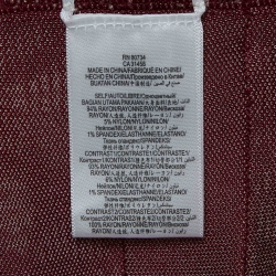 مملوكة مسبقًا Herve Leger Burgundy Knit Lace Trim Maxi Dress M