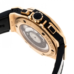 Hublot Black Diamond 18k Rose Gold Big Bang Women's Wristwatch 44MM