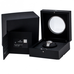 Hublot White Titanium and Stainless Steel Diamond Classic Fushion Women's Wristwatch 33 MM