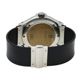 Hublot Burgundy Stainless Steel Classic MDM 1831.1 Unisex Wristwatch 40 mm
