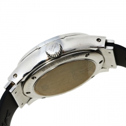 Hublot Burgundy Stainless Steel Classic MDM 1831.1 Unisex Wristwatch 40 mm