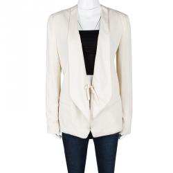 Hugo Boss Beige Front Tie Detail Anilli Blazer M