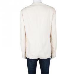 Hugo Boss Beige Front Tie Detail Anilli Blazer M