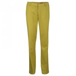 Hugo By Hugo Boss Yellow Wool Hinass Tailored Trousers M