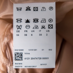 Pre Owned Boss by Hugo Boss Pale Pink Vilina Pencil Skirt S