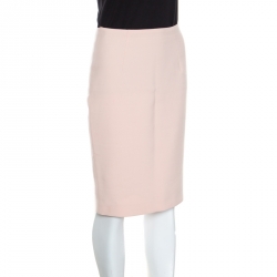 Pre Owned Boss by Hugo Boss Pale Pink Vilina Pencil Skirt S