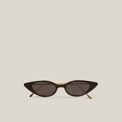 Illesteva Black Marianne Cat-Eye Sunglasses