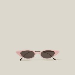 Illesteva Pink Marianne Cat-Eye Acetate Sunglasses