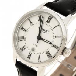 Pre Owned ساعة يد نسائية انجرسول غرفتون II ستانلس ستيل بيضاء 30مم