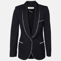 Isabel Marant Etoile Stripe Black Single Breasted Blazer S