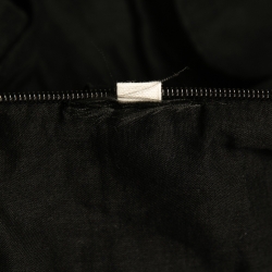 Pre Owned Isabel Marant Etoile Black Cotton Ruched Mini Dress S