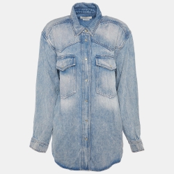 Blue Denim Taniami Oversized Shirt