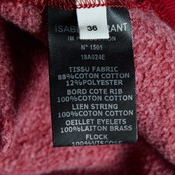 Isabel Marant Etoile Red Knit Hoodie S