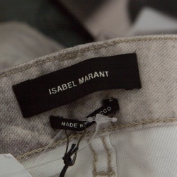 Pre Owned Isabel Marant Multicolor Printed Low Rise Skinny Viktor Jeans S