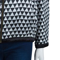 Isabel Marant Etoile Monochrome Printed Reversible Jacket M