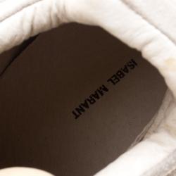 Pre Owned Isabel Marant Two Tone Bekett Wedge Sneakers Size 41