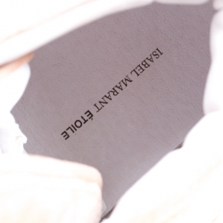 Pre Owned Isabel Marant Blush Pink Suede Bessy High Top Sneakers Size 38