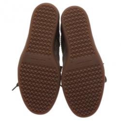 Pre Owned Isabel Marant Brown Perforated Suede Etoile Wedge Sneakers Size 39