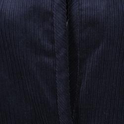 Isabel Marant Etoile Navy Blue Velvet Textured Jacket M
